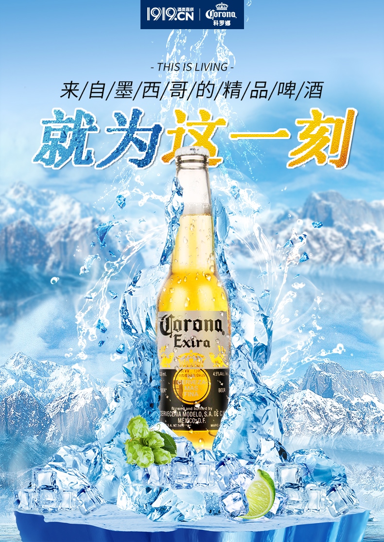 科罗娜墨西哥进口啤酒330mlX18瓶装啤酒整箱.jpg