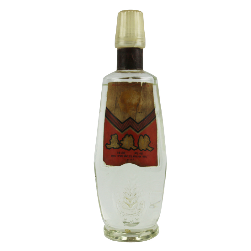 陈年老酒约1984年52度塑盖麦穗瓶五粮液.jpg