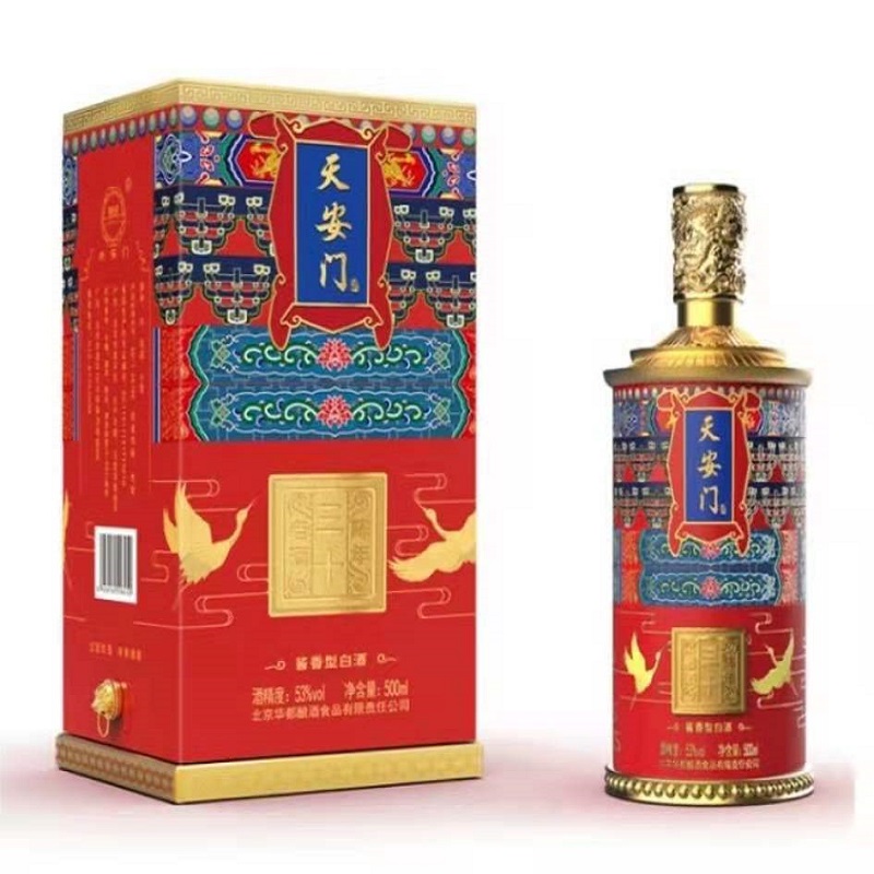 天安门三十年酒53度酱香型白酒单瓶500mlpg