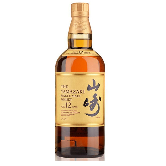 日本进口洋酒 Suntory三得利 Yamazaki山崎单一麦芽威士忌山崎12年威士忌 700mlpng