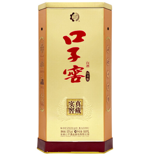 口子窖十年型50度500ML*4瓶整箱高度口子窖10年png
