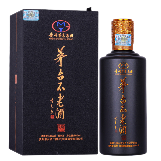 茅台集团茅台不老酒同道同德53度酱香型白酒500mlpng
