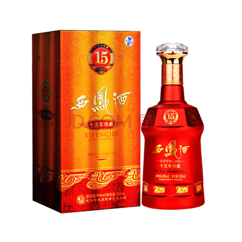 西凤酒凤香型15年珍藏45度500ml单瓶装.jpg