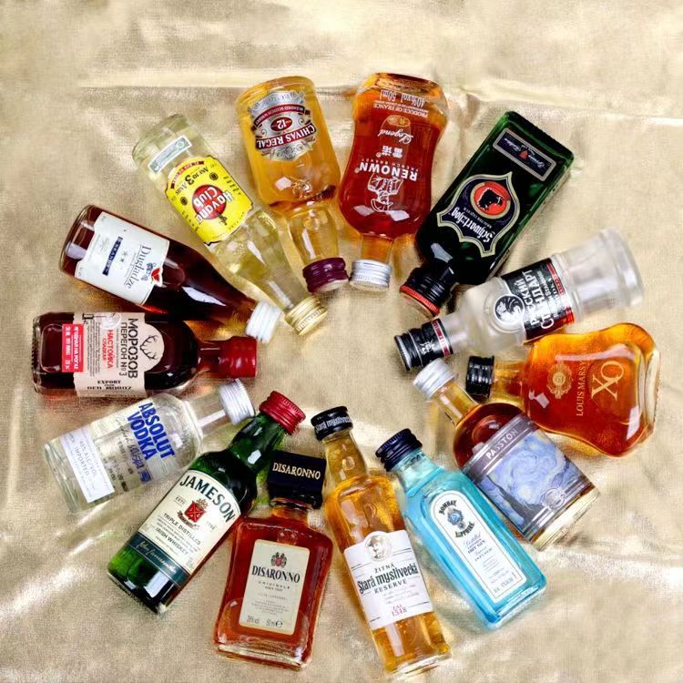 洋酒小酒版组合威士忌伏特加朗姆酒力娇酒金酒共10瓶小酒版酒伴.jpg
