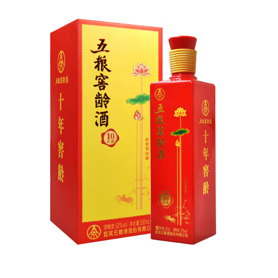  16年产五粮液窖龄酒十年窖龄52度500ml五粮窖龄酒10年.png