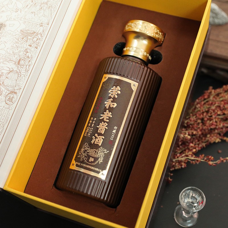 荣和老酱酒封藏1915 酱香型白酒53° 纯粮酿造 荣和酱酒 荣和酒 荣和烧坊500ml.jpg
