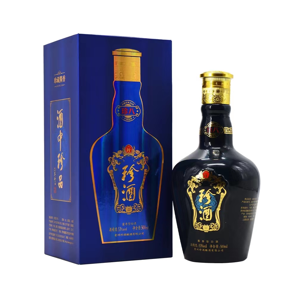 珍酒珍八53度酱香型白酒53度500ml/瓶.jpg