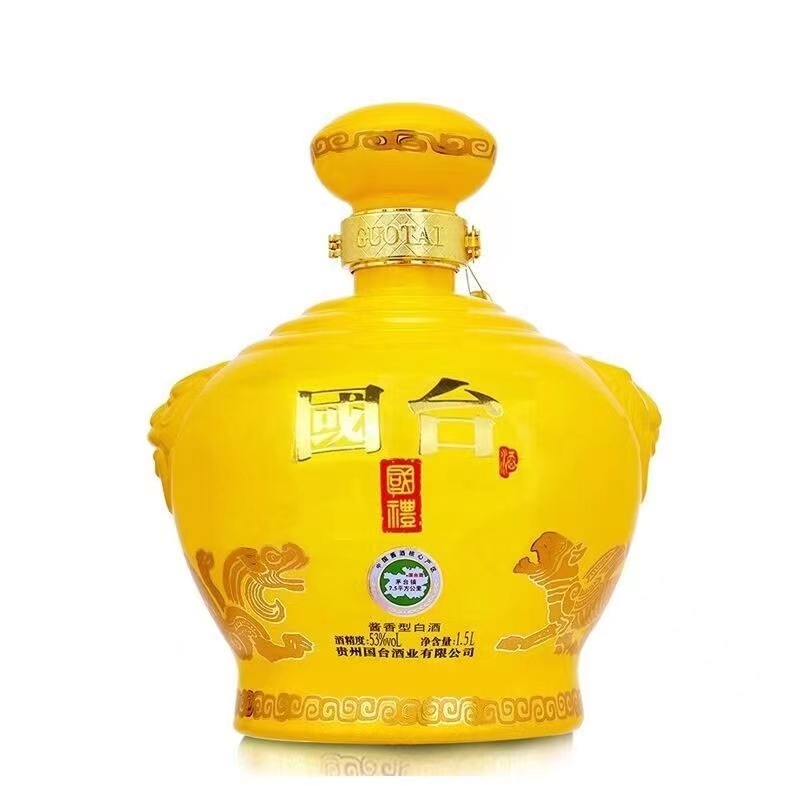 贵州国台好礼酱香型白酒收藏送礼53度1.5Lpg