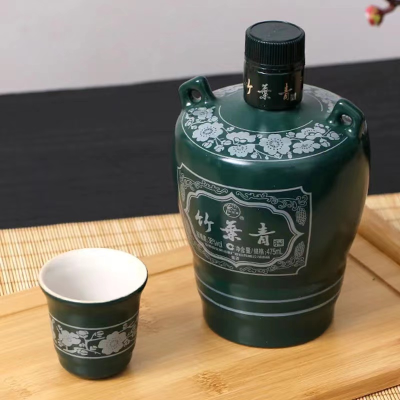 山西汾酒杏花村竹叶青酒38度475ml坛装.jpg