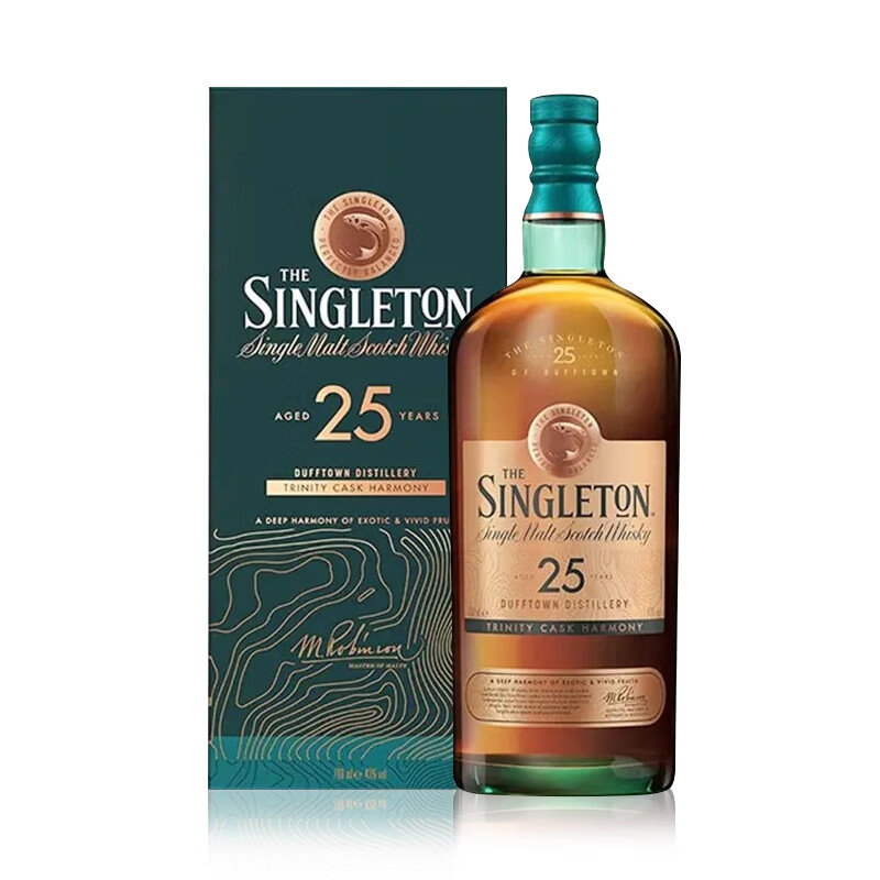 苏格登威士忌单一麦芽洋酒进口原装25年700ml.jpg