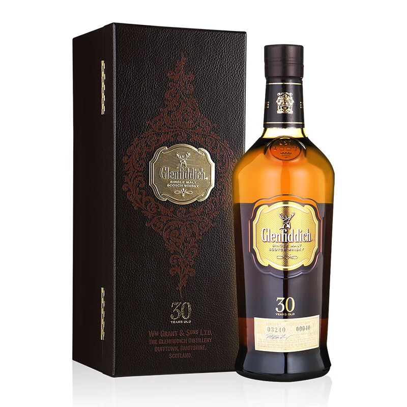 格兰菲迪单一麦芽威士忌英国进口洋酒30年700ml.jpg