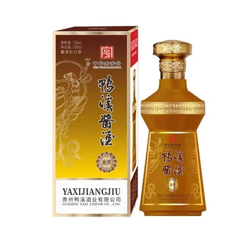 鸭溪窖金质酱香型白酒53度500ml