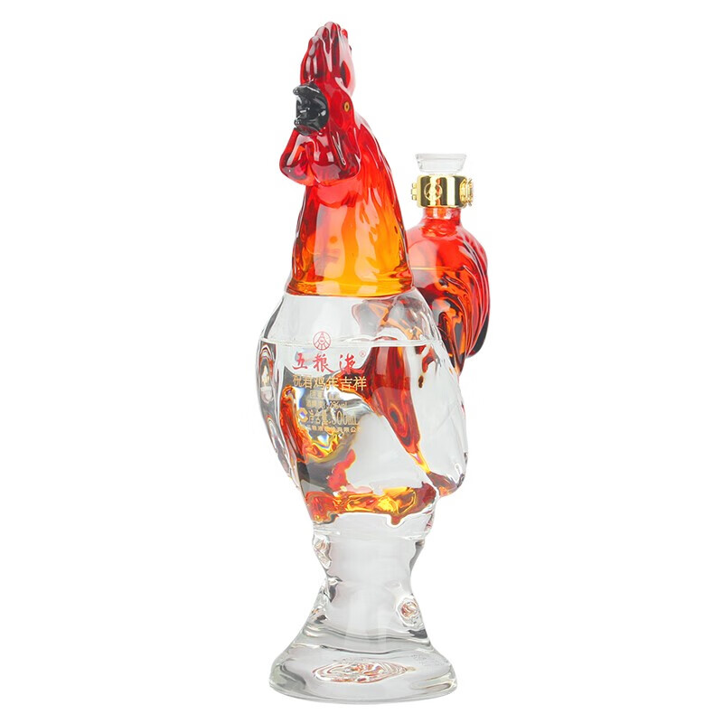 五粮液祝君鸡年吉祥浓香型白酒52度500ml