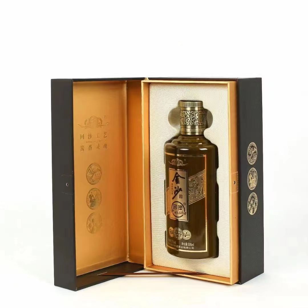 铁盖金沙回沙酱香型白酒53度500ml