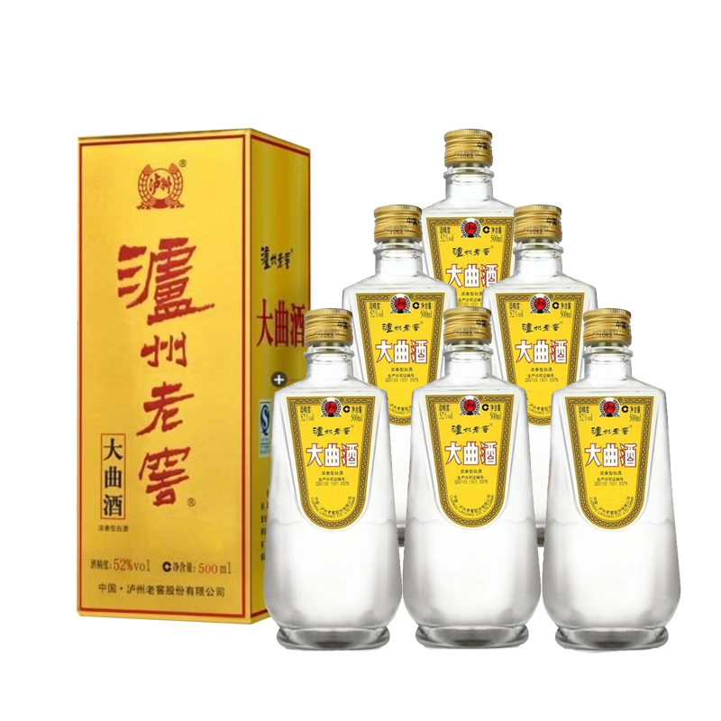 泸州老窖大曲酒浓香型白酒52度500mL