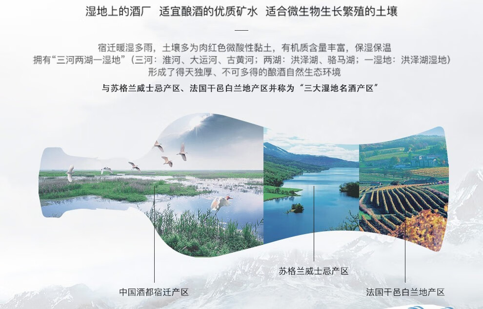 洋河蓝色经典天之蓝绵柔浓香型52度500mL