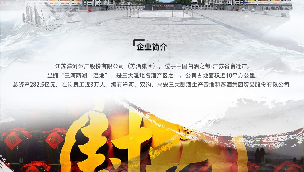 洋河蓝色经典天之蓝绵柔浓香型52度500mL