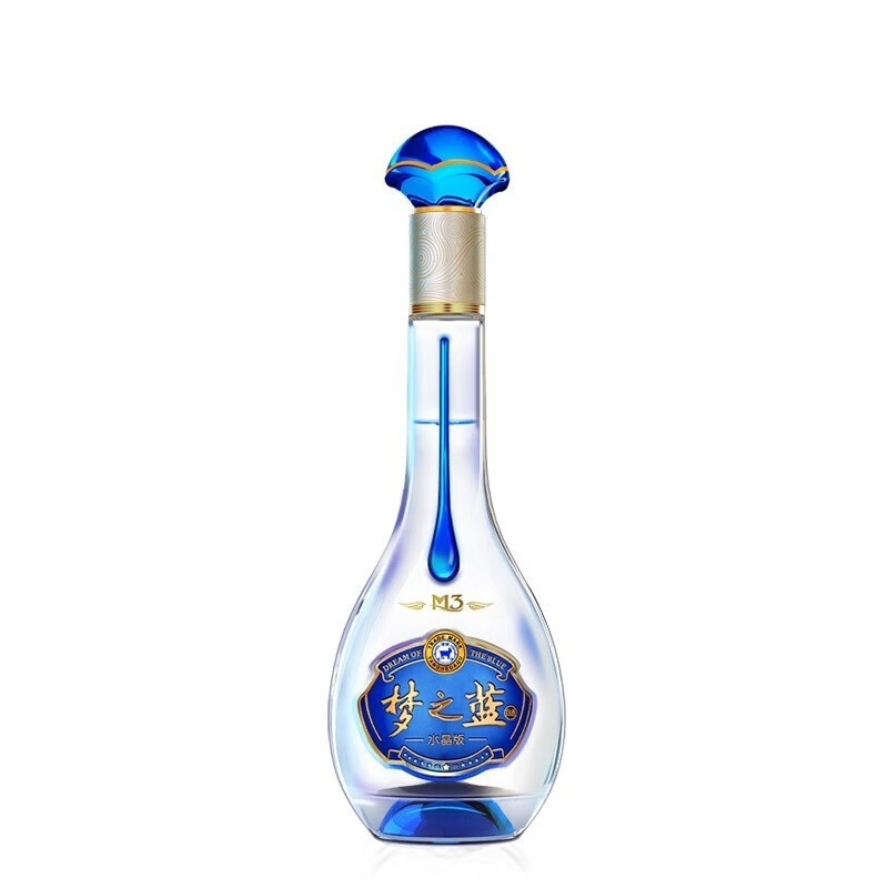 洋河蓝色经典梦之蓝M3水晶版绵柔型52度550mL