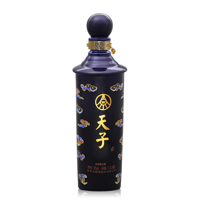五粮液真龙天子酒帝王套组浓香型白酒52度2.25L