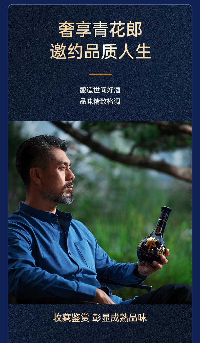 20年产53度500mI青花郎酱香型白酒青花20备注版