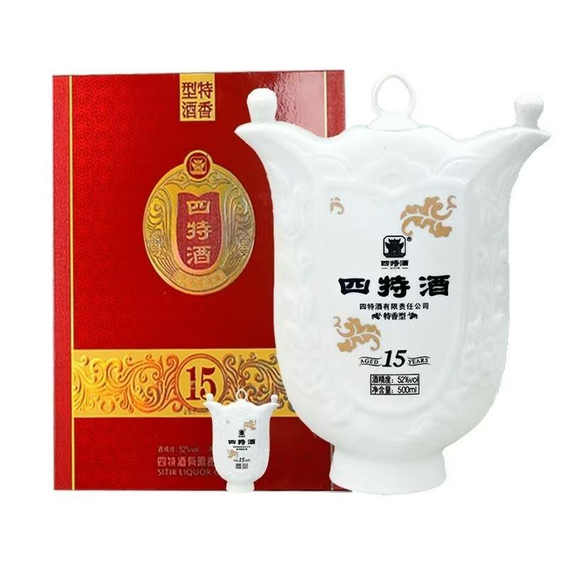 四特酒十五年52度500ml特香型白酒